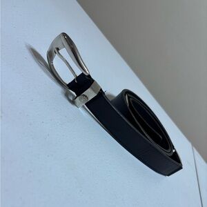 GIANNI VERSACE VINTAGE '90s MEDUSA HEAD BELT MEN SQUARE LEATHER ITALY SIZE 38